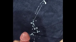 sperm on a low-spirited towel